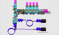 Flow cytometer design produced by BeamWise, a Design++-based optical system design application